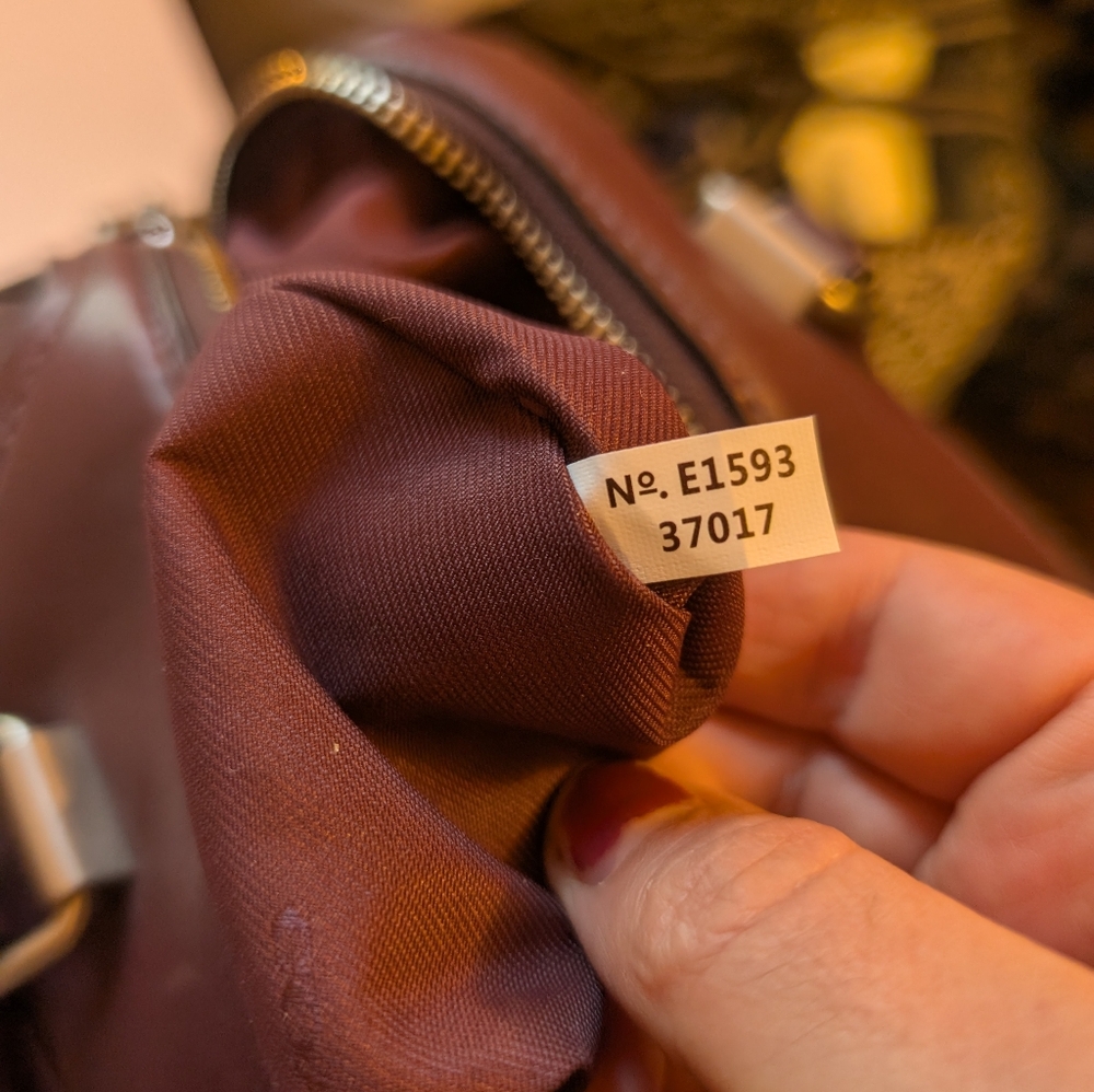 Coach Ace Satchel in Burgundy in EUC - Picture 7 of 16